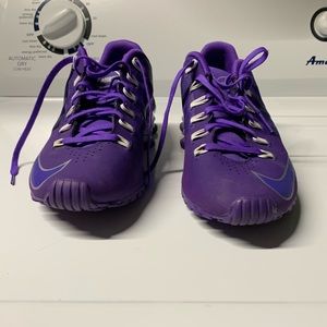 Purple Nike shox